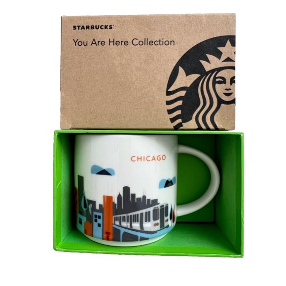 Starbucks YOU ARE HERE Collection CHICAGO 14-oz Coffee Mug - Picture 1 of 1